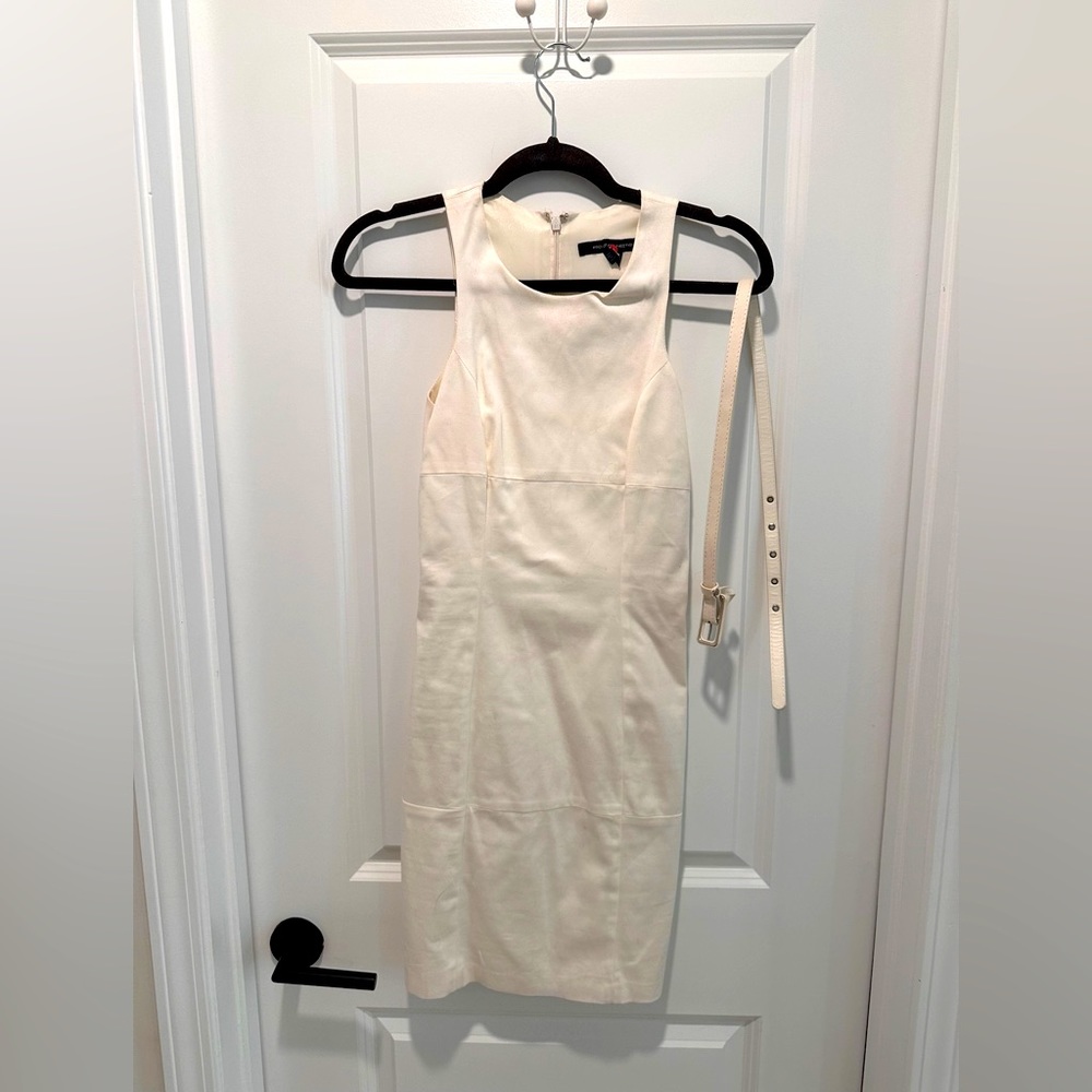 White Jean Dress